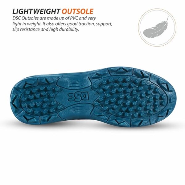 DSC Belter Cricket Shoes | for Boys and Men | Closure: Lace-Up | Eva Sock Liner | Lightweight Outsole | Durable - Image 3
